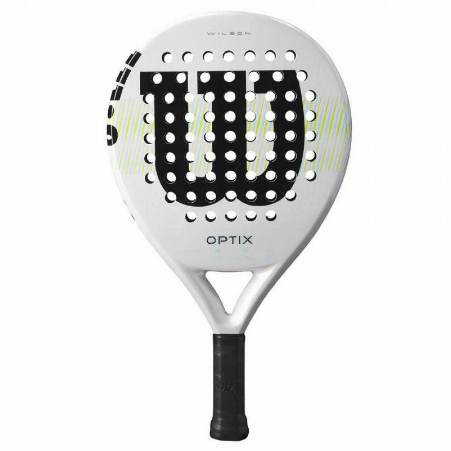 Raquette Wilson Optix V1 Blanc  Offre - Pas cher