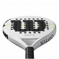 Raquette Wilson Optix V1 Blanc  Offre - Pas cher
