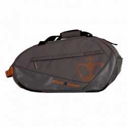 Couronne noire plus sac Padel bleu orange