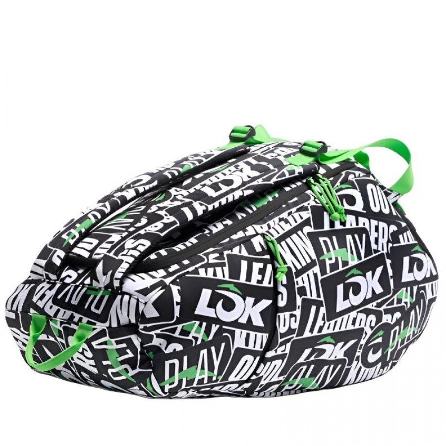 Lok One DNA Sac de Padel Noir Gris Fonce Citron Vert  Offre - Pas cher