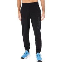 Asics Logo Black Gray Pants  Offer + Cheap