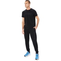 Asics Logo Black Gray Pants  Offer + Cheap