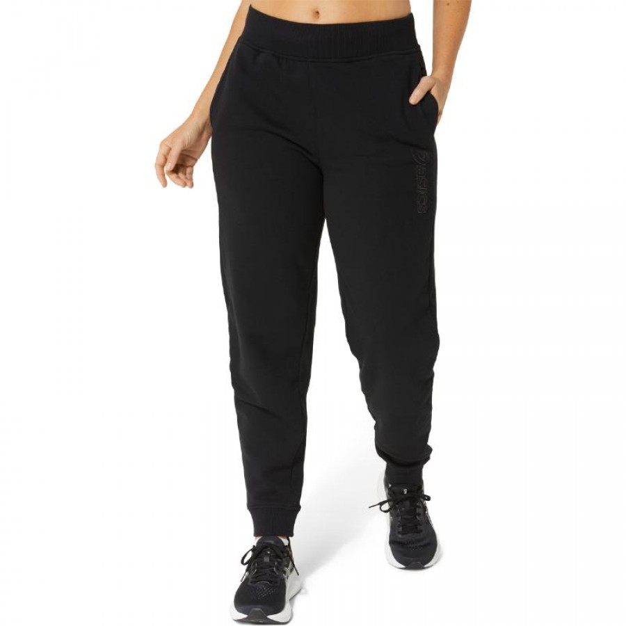 Asics Logo Noir Pantalon Femme  Offre - Pas cher