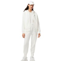 Lacoste Sport Cotton Bianco Pantaloni Donna  Offerta + Economico