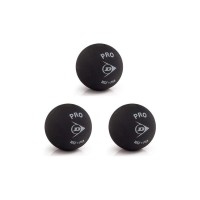 Dunlop Pro Double Point Balle de squash jaune 3 unites  Offre - Pas cher