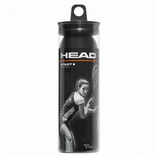 Pelota Squash Head Start Punto Blanco 3 Unidades Pelota Squash Head Start Punto Blanco 3 Unidades