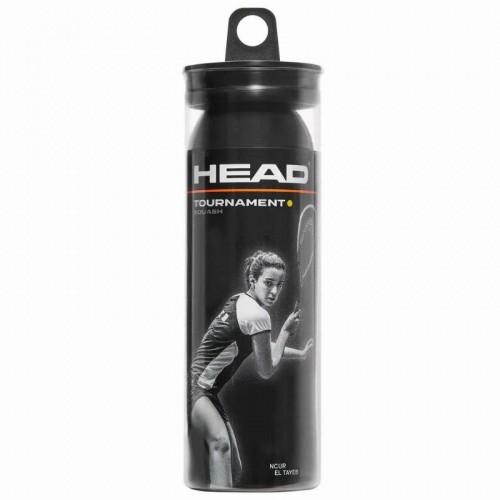 Pelota Squash Head Tournament Punto Amarillo 3 Unidades Pelota Squash Head Tournament Punto Amarillo 3 Unidades