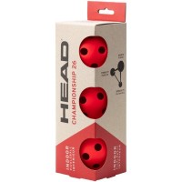 Pelotas Pickleball Head Championship 26 Indoor 3 Unidades  Offre - Pas cher