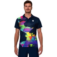 Camisa Polo Bidi Badu Kaleido Azul Escuro Mix