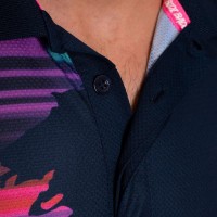 Camisa Polo Bidi Badu Kaleido Azul Escuro Mix