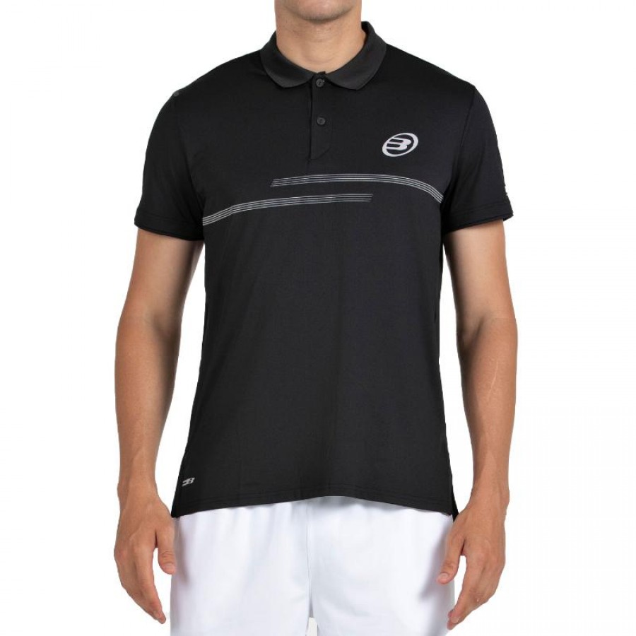 Bullpadel Menkar Black Polo Shirt  Offer + Cheap