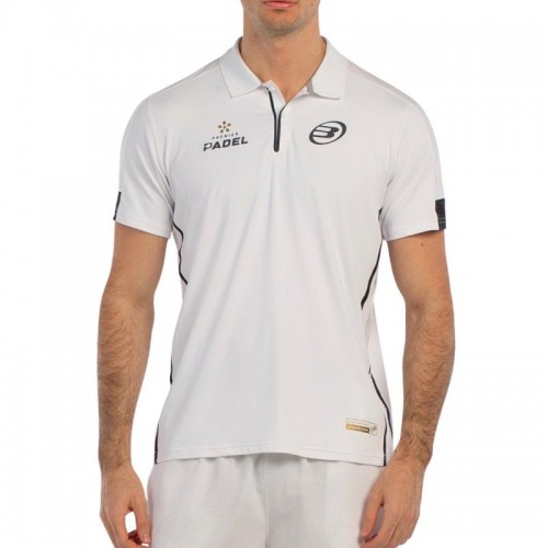 Polo Bullpadel Premier Padel Bogue Blanco Polo Bullpadel Premier Padel Bogue Blanco