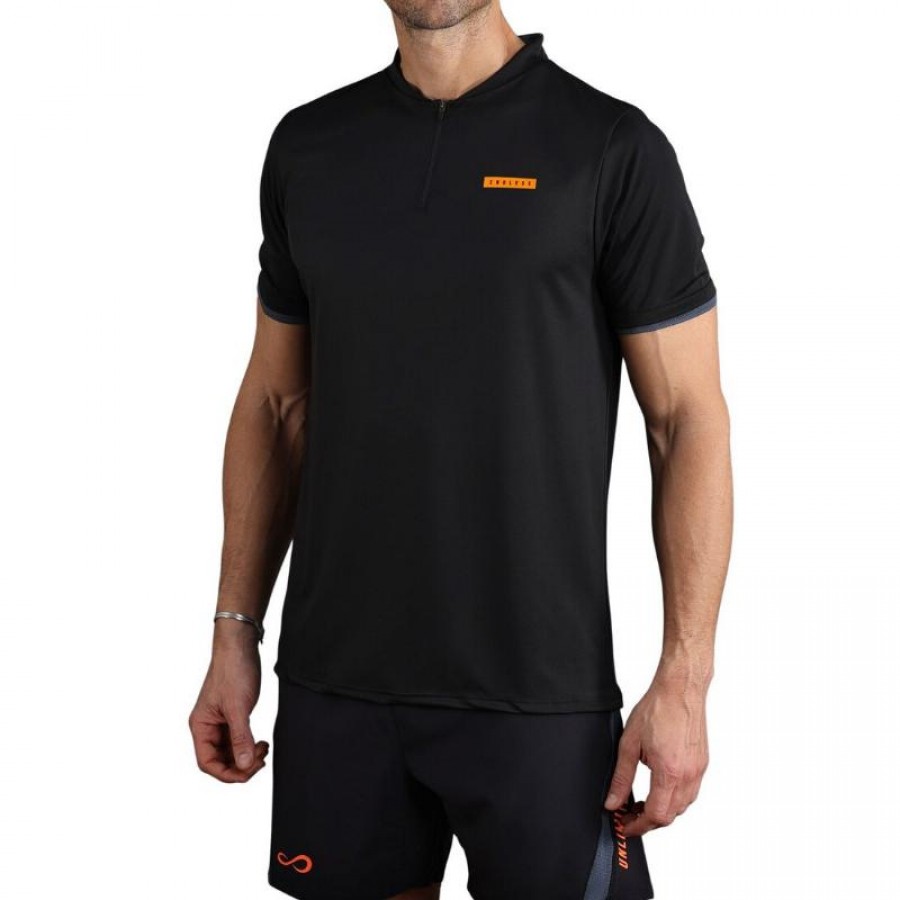 Polo Bravura Sem Fim Negro Laranja  Oferta + Barato