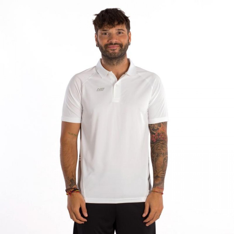 Polo blanc Enebe Strauss  Offre - Pas cher