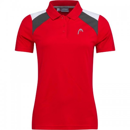 Polo Head Club 22 Blanco Rojo Mujer Polo Head Club 22 Blanco Rojo Mujer
