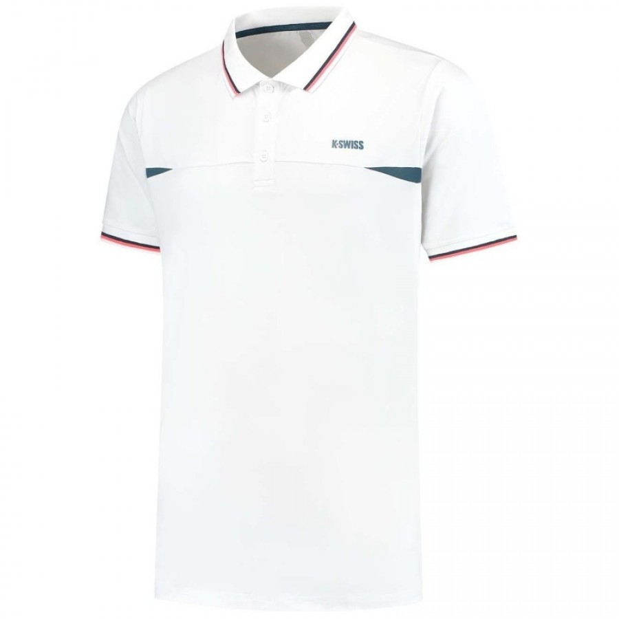 Polo Kswiss Hypercourt 7 Blanco  Offer + Cheap