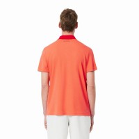 Polo Lacoste Novak Djokovic Ultra Dry Naranja Rojo  Offre - Pas cher