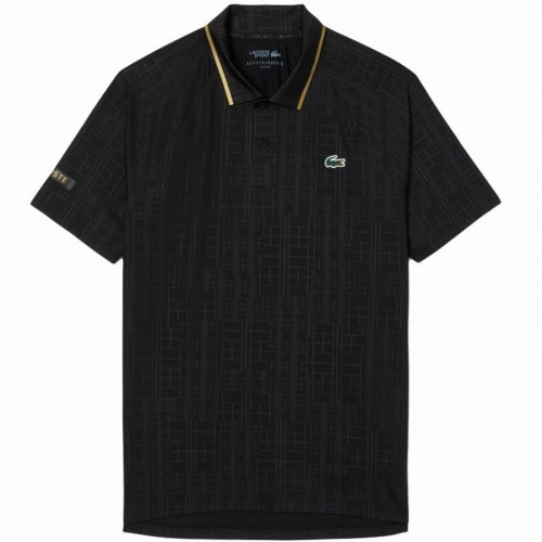 Polo Lacoste Novak Djokovic Ultra Dry Negro Polo Lacoste Novak Djokovic Ultra Dry Negro