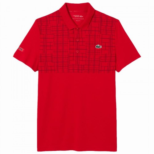 Polo Lacoste Novak Djokovic Ultra Dry Rojo Polo Lacoste Novak Djokovic Ultra Dry Rojo