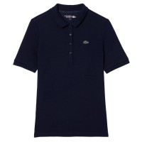 Polo Lacoste Pique Azul Marinho para Mulheres  Oferta + Barato