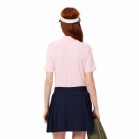 Polo Lacoste Piqué Rosa Feminino  Oferta + Barato