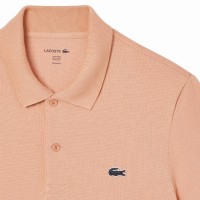 Polo Lacoste Regular Fit Algodon Beige Corail  Offre - Pas cher