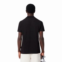 Polo Lacoste Regular Fit Algodon Negro  Offre - Pas cher