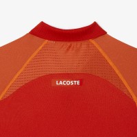 Lacoste Ultra Dry Red Orange Polo Shirt  Offre - Pas cher