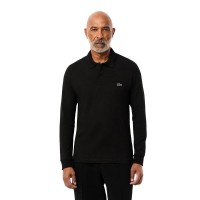 Polo Manga Larga Lacoste Regular Fit Algodon Negro  Offer + Cheap