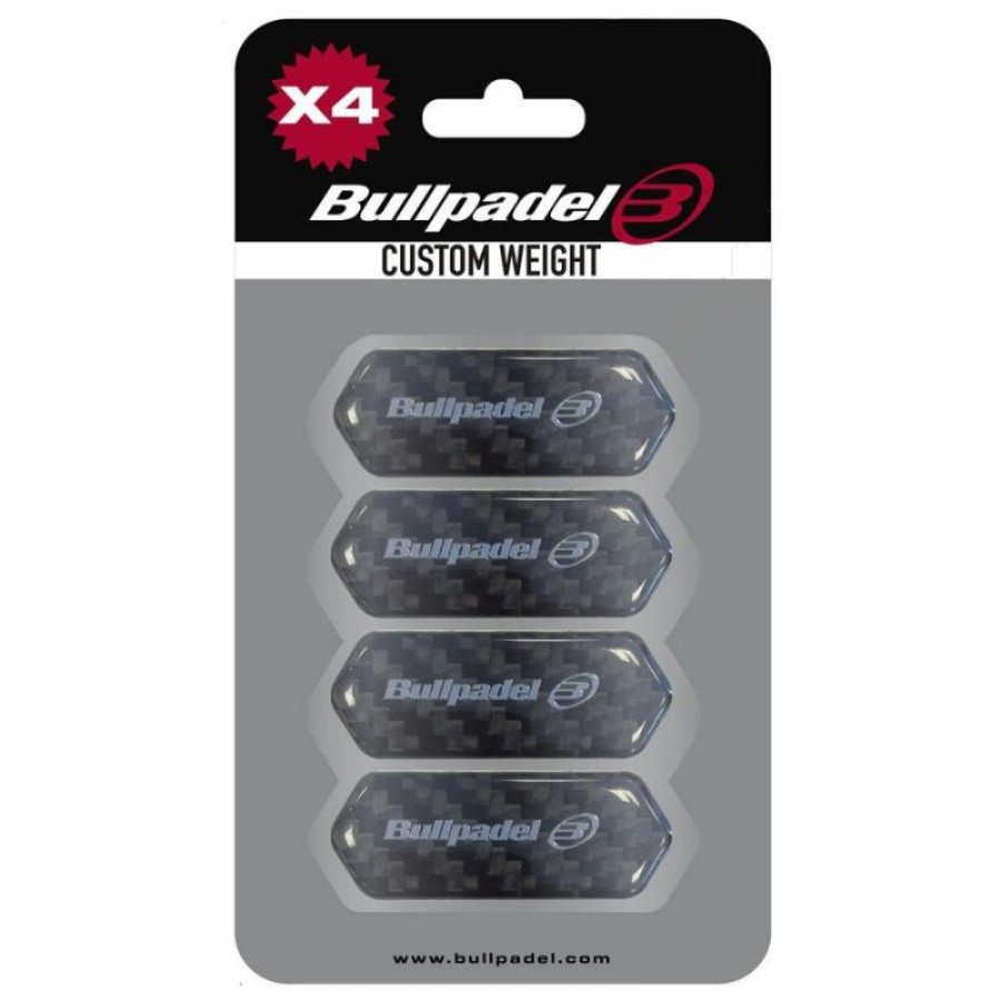 Protecteur Bullpadel Poids Personnalisé Negro 4 Unidades