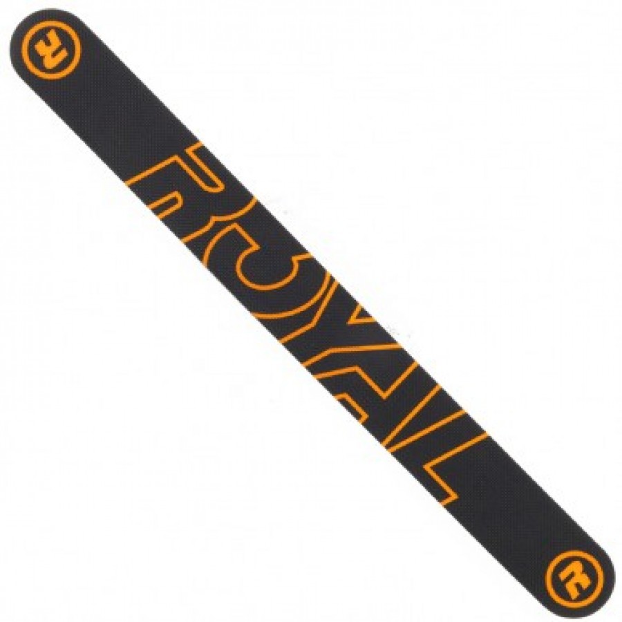 Protetor Royal Padel Negro Logo Naranja  Oferta + Barato
