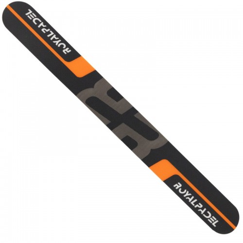 Royal Padel Protector Preto Logo Laranja Cinza