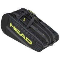 Head Base L Racket Bag Black Green  PADELPOINT Head Base L Racket Bag Black Green
