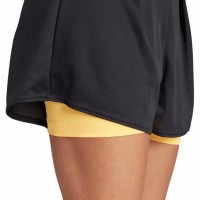 Short Adidas Match Pro Negro Amarillo Mujer  Offer + Cheap