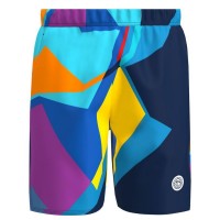 Badu Twiggy 7 polegadas azul escuro mix shorts bidi  Oferta + Barato