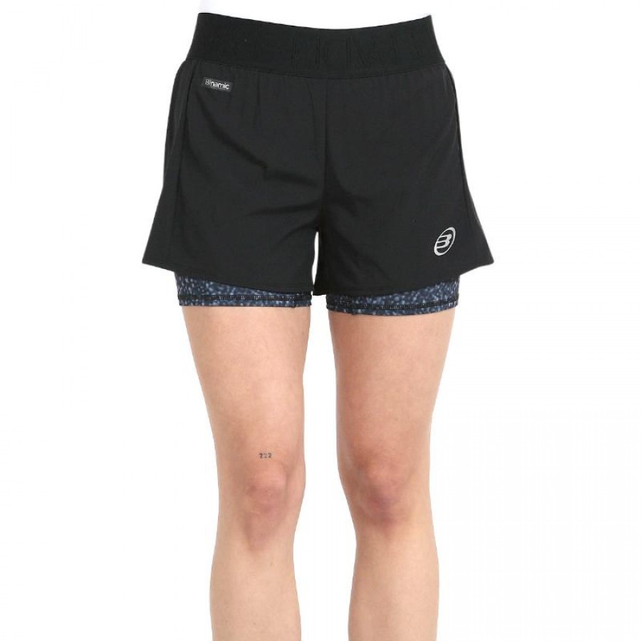 Short Bullpadel Breca Negro Mujer  Oferta + Barato