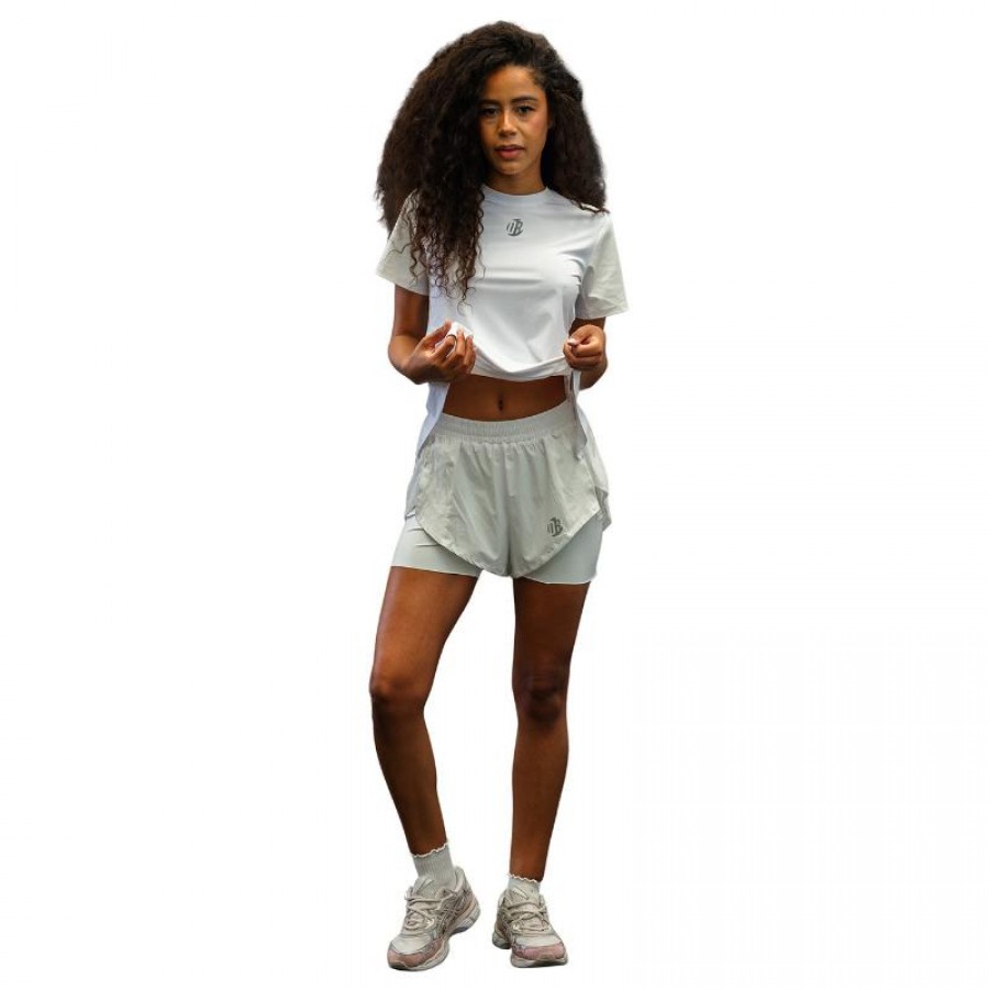 Short Drybreak Dryquick Blanco Mujer