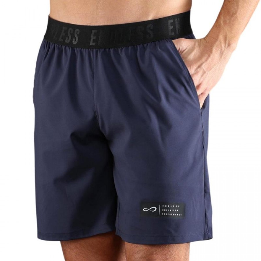 Short Ás Sem Fim Iconic Azul Marino  Oferta + Barato
