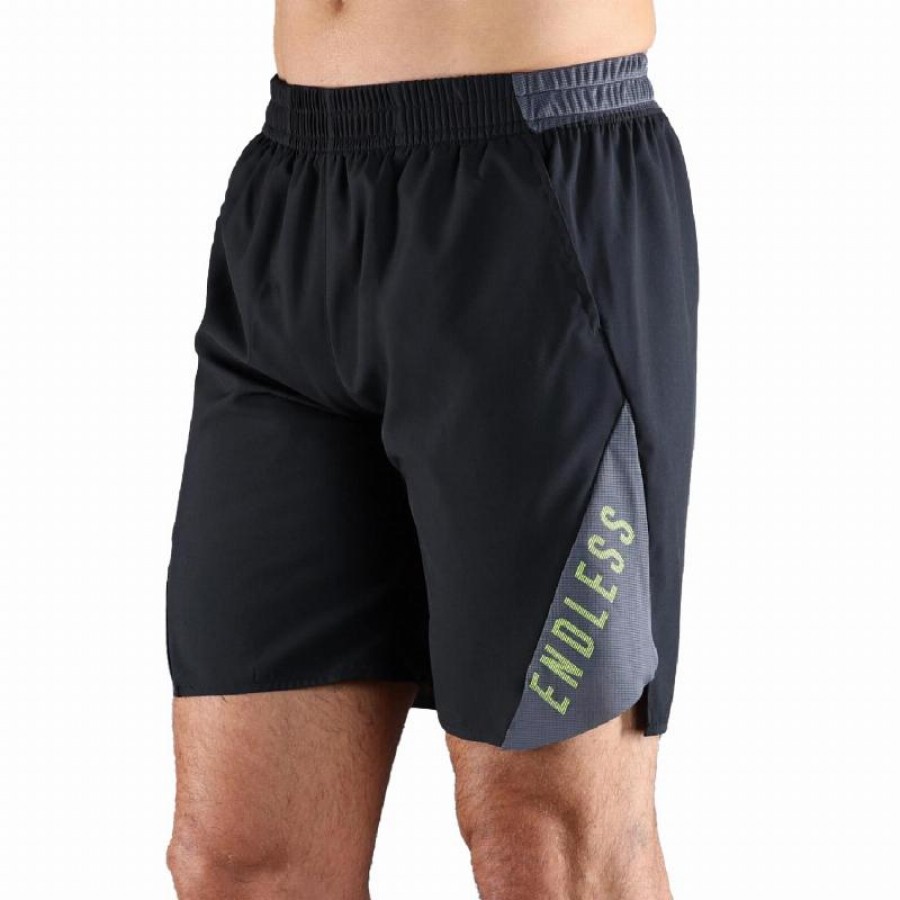 Short Endless Phoenix Negro Amarillo  Oferta + Barato
