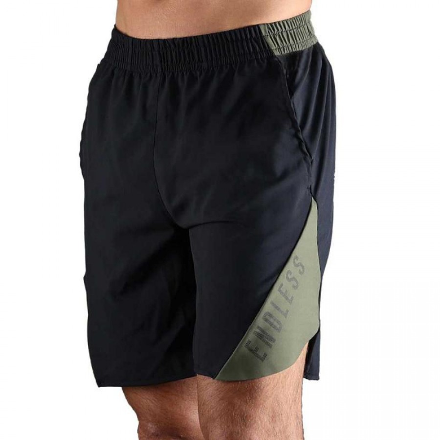 Short Endless Phoenix Negro Verde Army  Oferta + Barato