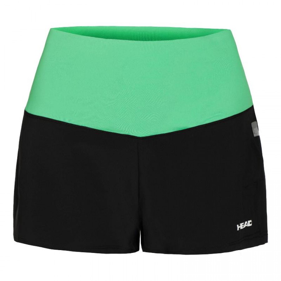 Short Head Dynamic Negro Verde Mujer  Offer + Cheap