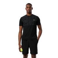 Short Lacoste Novak Djokovic Negro Amarillo  Offer + Cheap