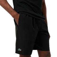Short Lacoste Novak Djokovic Negro Amarillo  Offer + Cheap