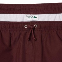 Short Lacoste Sport Burdeos  Oferta + Barato