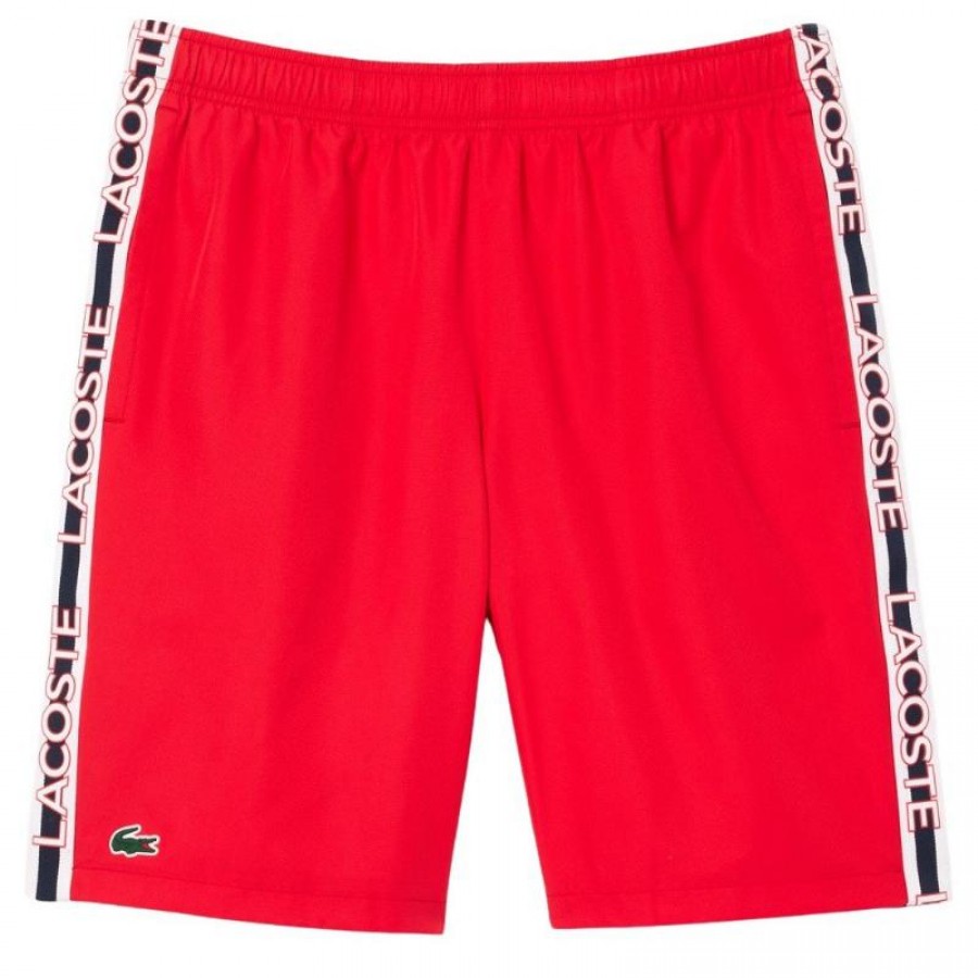 Calções Lacoste Sport Rojo  Oferta + Barato