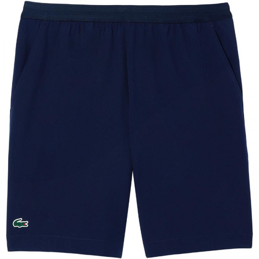 Short Lacoste Sport Ultra Dry Azul Marino  Oferta + Barato