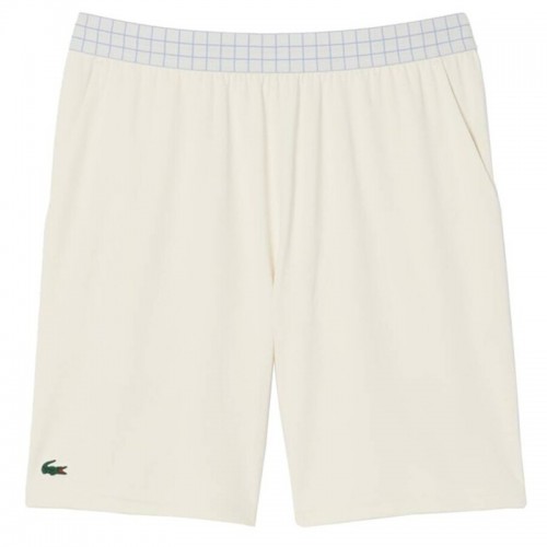 Short Lacoste Tenis Ultra Dry Blanco Roto Short Lacoste Tenis Ultra Dry Blanco Roto
