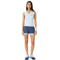 Calções Lacoste Ultra Dry Violeta Azul Mujer  Oferta + Barato