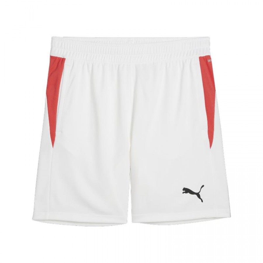 Short Puma Blanc Rouge  Offre - Pas cher
