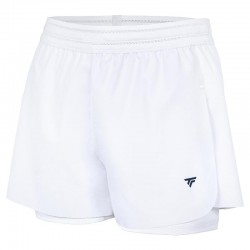 Short Tecnifibre Team Stretch Blanco Mujer